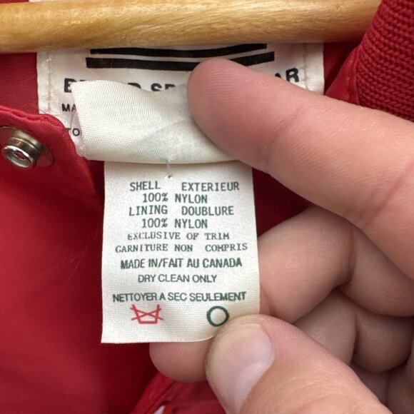 Vintage NWMP Commemorative Association Apollo Satin Jacket Red L Canada Mountie - Picture 6 of 6